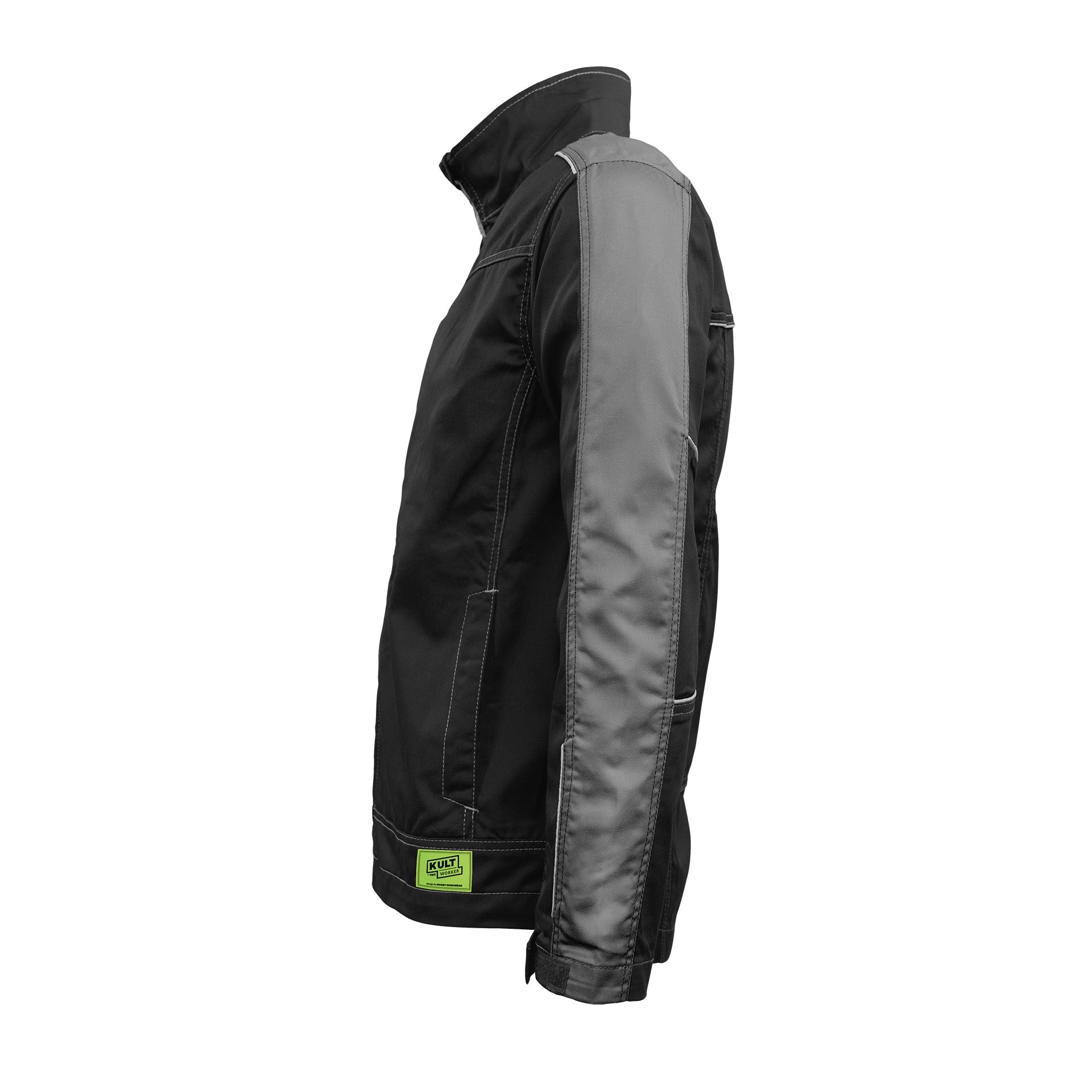 TMG Kult Worker Work jacket black - KW-200040_Bundjacke_schwarz_seite_1920x1920